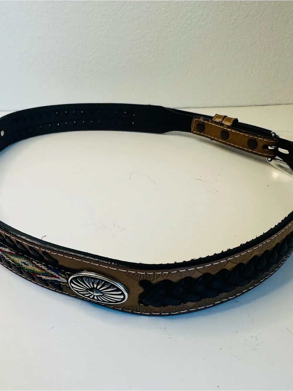 N/A leather silver